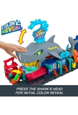 HOT WHEELS MTL HTN82 HOT WHEELS CITY ULTRA SHARK CAR WASH