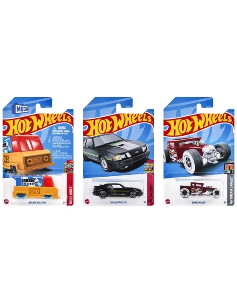 HOT WHEELS MTL L2593 HOTWHEELS SINGLE CAR (STYLES MAY VARY) 2024