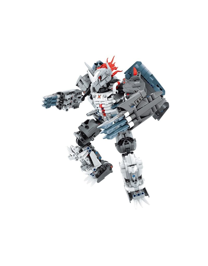 IMXIMM6822 MECHA BUILDING BLOCK SET GREY 965PCS