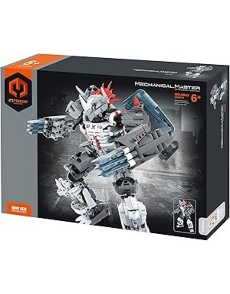 IMXIMM6822 MECHA BUILDING BLOCK SET GREY 965PCS