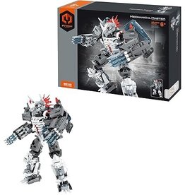 IMXIMM6822 MECHA BUILDING BLOCK SET GREY 965PCS