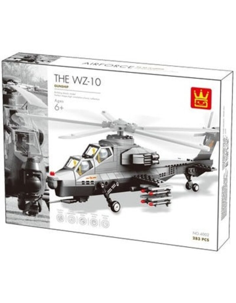WANGE WAG4002 WZ-10 FIERY THUNDERBOLT 264 PCS