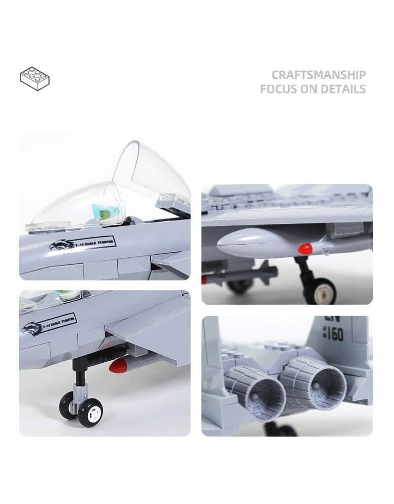 WANGE WAG4004 F-15 EAGLE FIGHTER 223 PCS