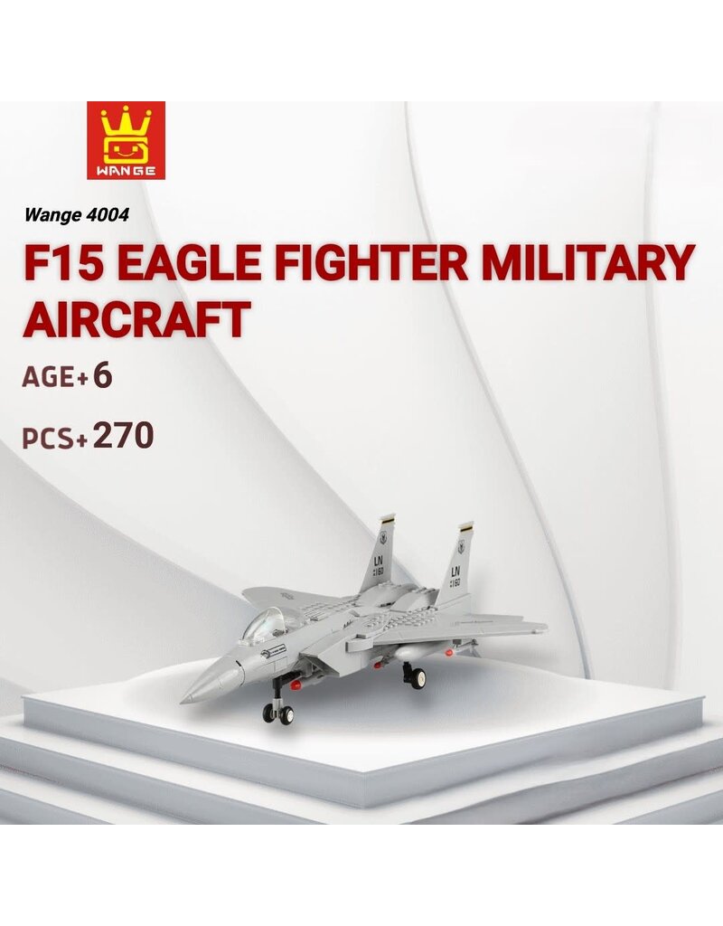 WANGE WAG4004 F-15 EAGLE FIGHTER 223 PCS