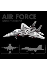 WANGE WAG4004 F-15 EAGLE FIGHTER 223 PCS