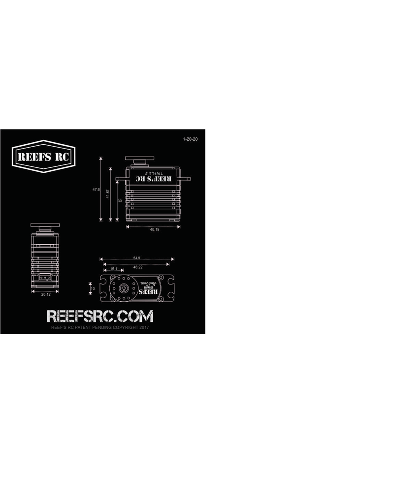 REEFS RC SEHREEFS03 555HD SERVO