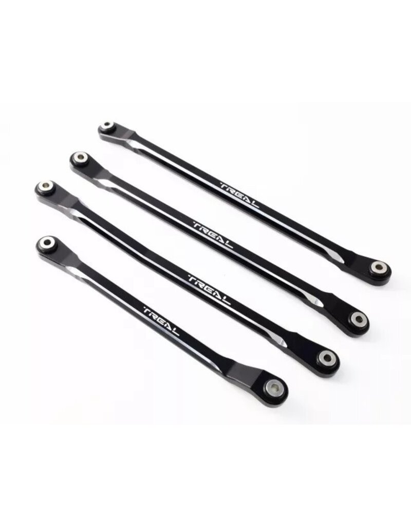 TREAL TRLX0034LXUCD SCX6 UPPER LINK SET: BLACK (4)