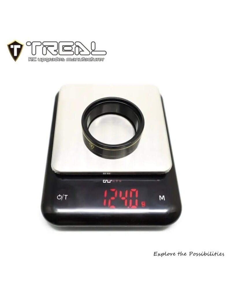 TREAL TRLX004DVFSUP  1.9" BRASS BEADLOCK WHEEL RINGS (4) (124G)