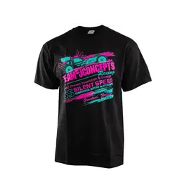 JCONCEPTS JCO5279XL JCONCEPTS X-LARGE  "RETRO" T-SHIRT: PINK/TEAL