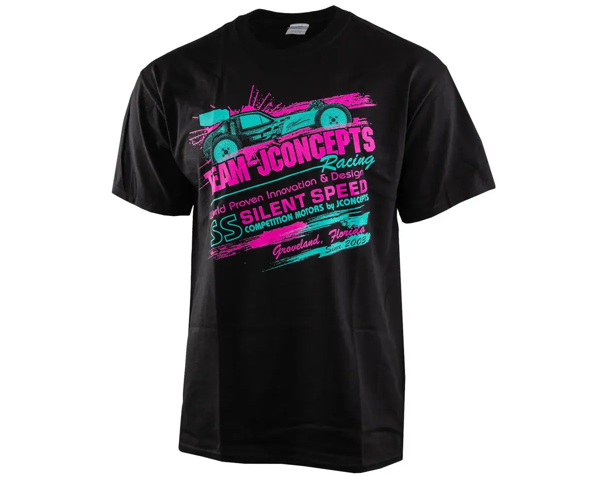 JCO5279M JCONCEPTS MEDIUM "RETRO" T-SHIRT: PINK/TEAL