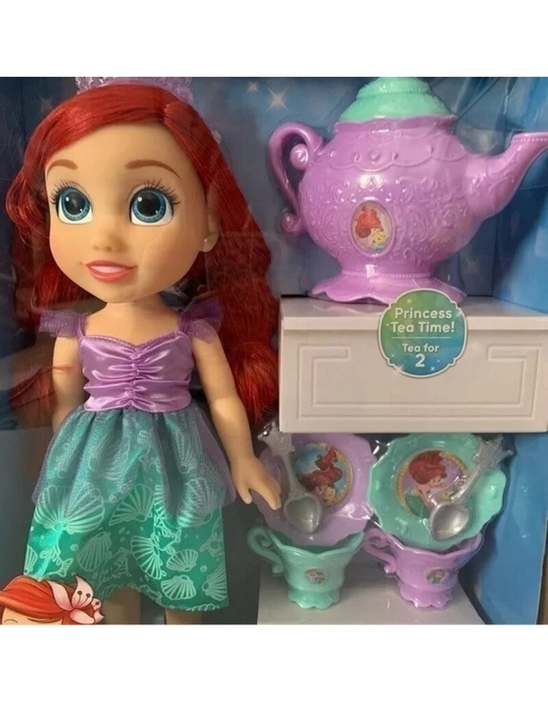 JAKKS PACIFIC 21272 DISNEY PRINCESS ARIEL DOLL WITH TEA SET
