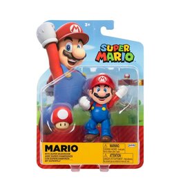 SUPER MARIO 41542 SUPER MARIO ACTION FIGURE WITH SUPER MUSHROOM