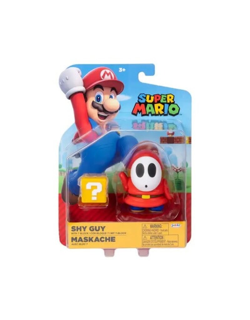 JAKKS PACIFIC 42002 SUPER MARIO SHY GUY MASKACHE ACTION FIGURE