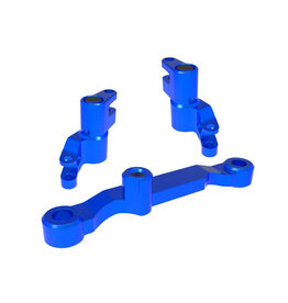 TRAXXAS TRA10743-BLUE STEERING BELLCRANKS ALUM BLUE
