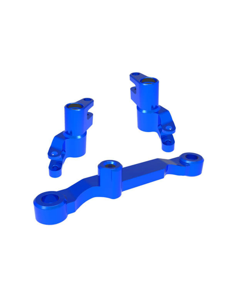 TRAXXAS TRA10743-BLUE STEERING BELLCRANKS ALUM BLUE