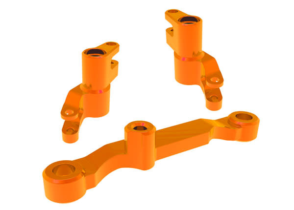 TRA10743-ORNG STEERING BELLCRANKS ALUM ORNG