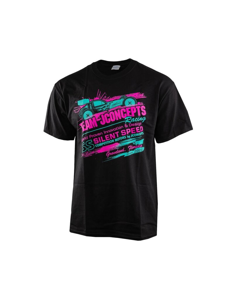 JCONCEPTS JCO5279XXL  "RETRO" T-SHIRT (PINK/TEAL) (2XL)
