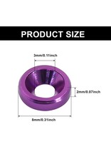 M3 CONCENTRIC WASHERS: PURPLE (60)