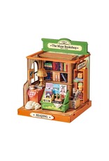 ROBOTIME ROEDS040 THE MUSE BOOKSHOP, SUPER MINI HOUSES - LITTLE WARM SPACES