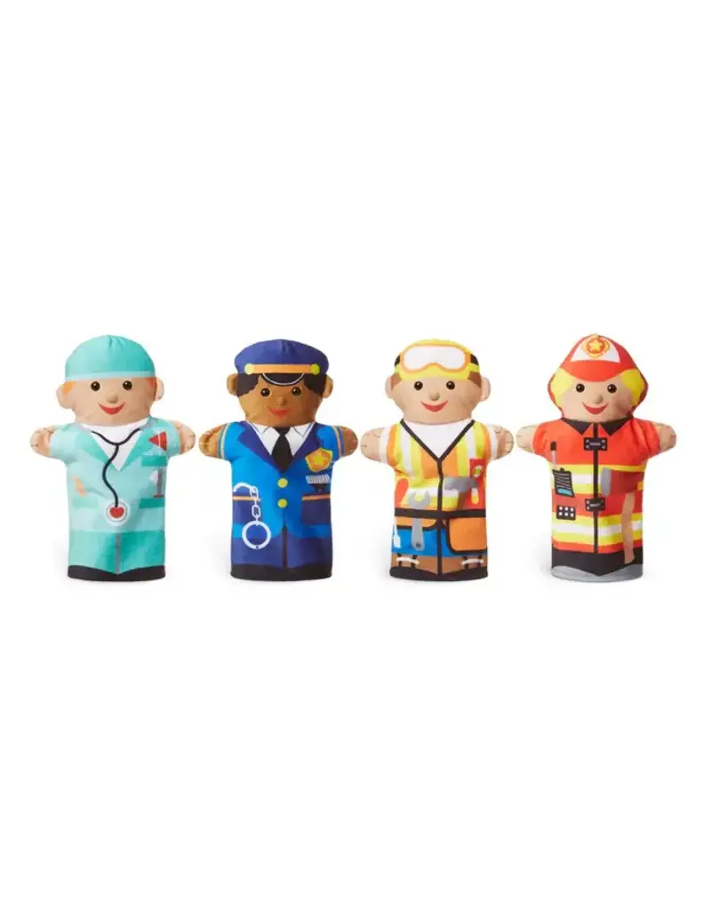 MELISSA & DOUG MD9086 JOLLY HELPERS HAND PUPPETS