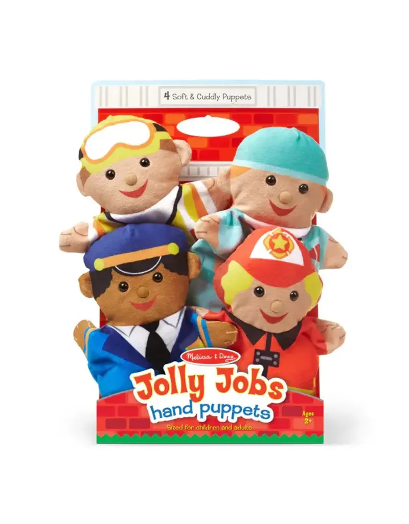 MELISSA & DOUG MD9086 JOLLY HELPERS HAND PUPPETS