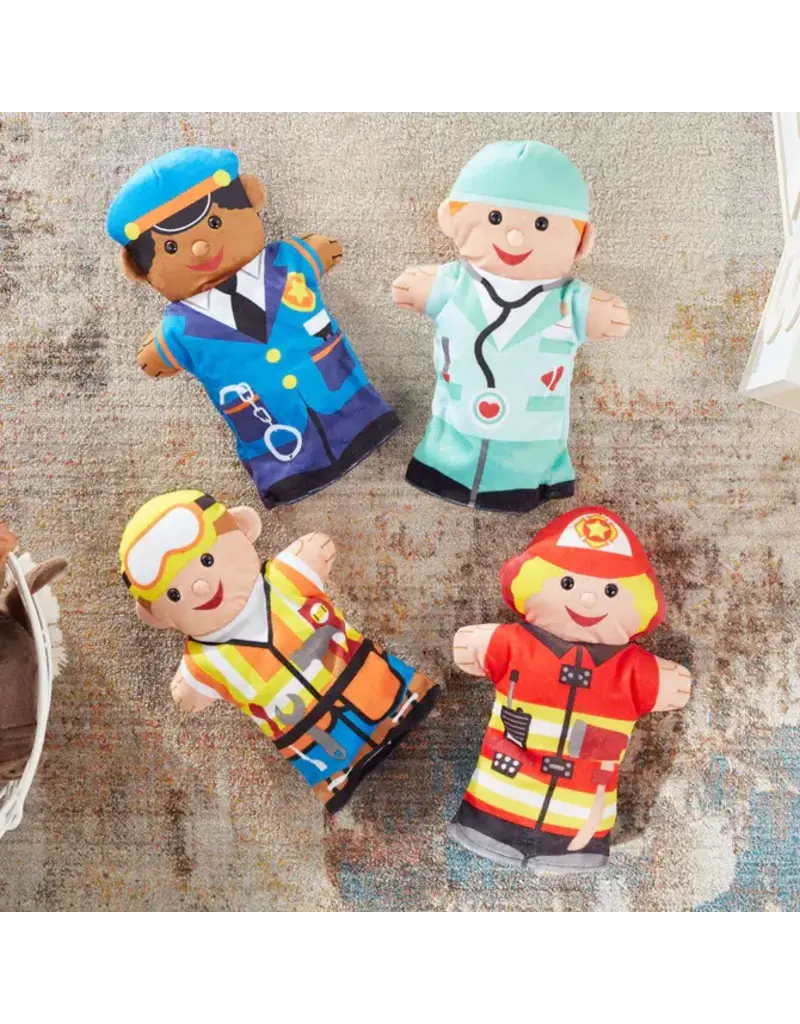 MELISSA & DOUG MD9086 JOLLY HELPERS HAND PUPPETS