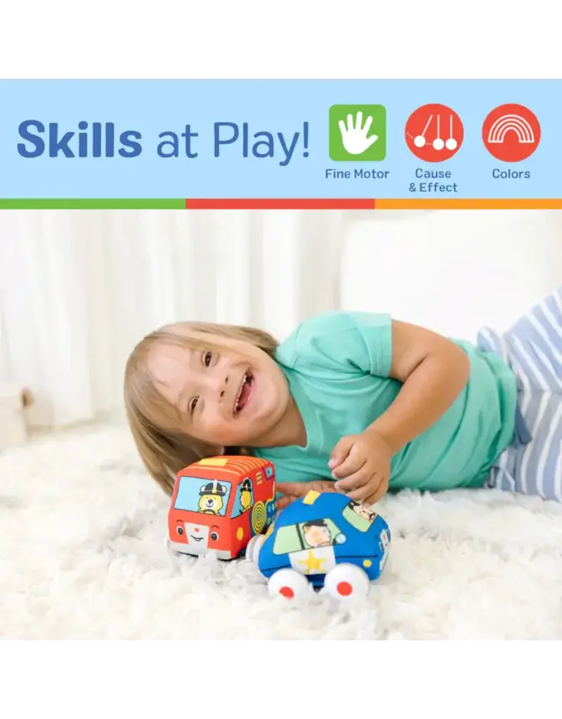 MELISSA & DOUG MD9168 PULL BACK TOWN VEHICLES