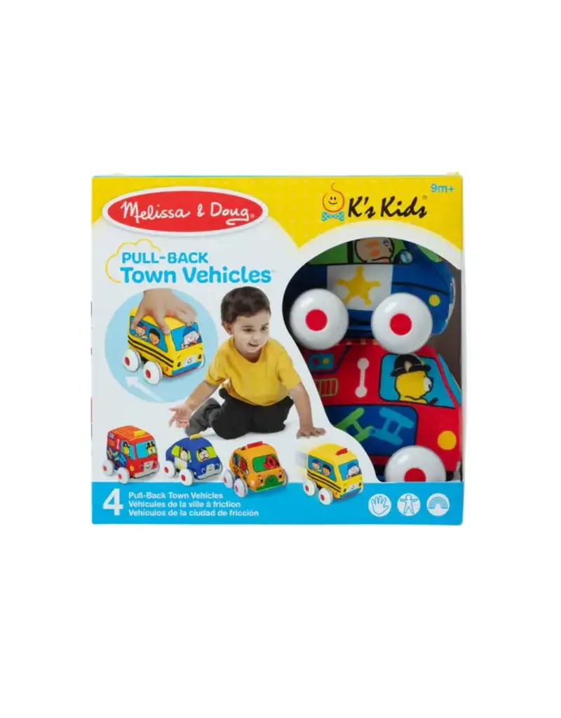MELISSA & DOUG MD9168 PULL BACK TOWN VEHICLES