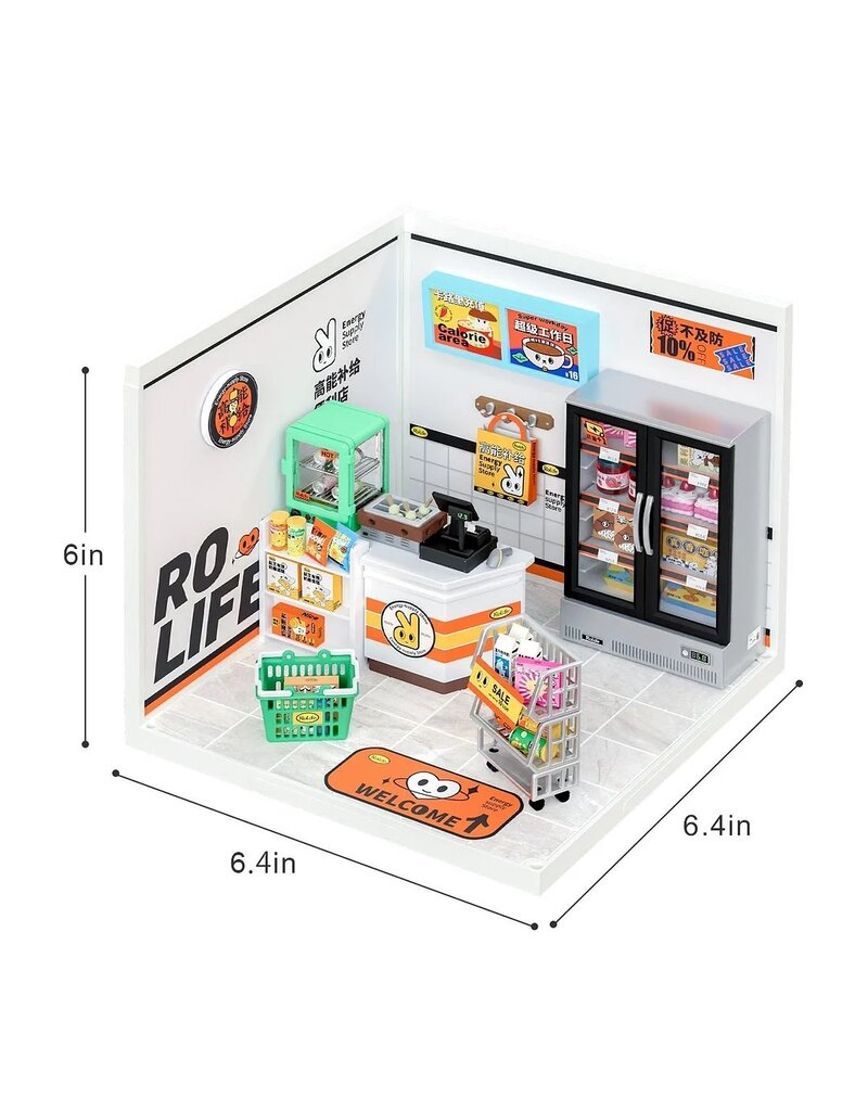 ROBOTIME ROEDW002 SUPER STORE SERIES; ENERGY SUPPLY STORE