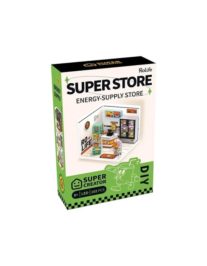 ROBOTIME ROEDW002 SUPER STORE SERIES; ENERGY SUPPLY STORE