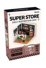 ROBOTIME ROEDW001B ROLIFE SUPER CREATOR DAILY INSPIRATION CAFE PLASTIC DIY