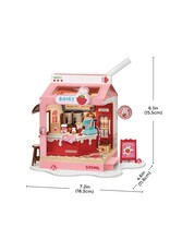 ROBOTIME ROEDS034 ROLIFE FOOD BOX SHOP, STRAWBERRY MILK BOX