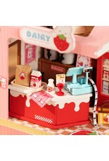 ROBOTIME ROEDS034 ROLIFE FOOD BOX SHOP, STRAWBERRY MILK BOX