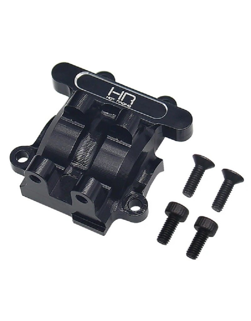 HOT RACING HRAGRM12RC01 ALUMINUM REAR DIFFERENTIAL GEAR COVER FOR ARRMA GROM