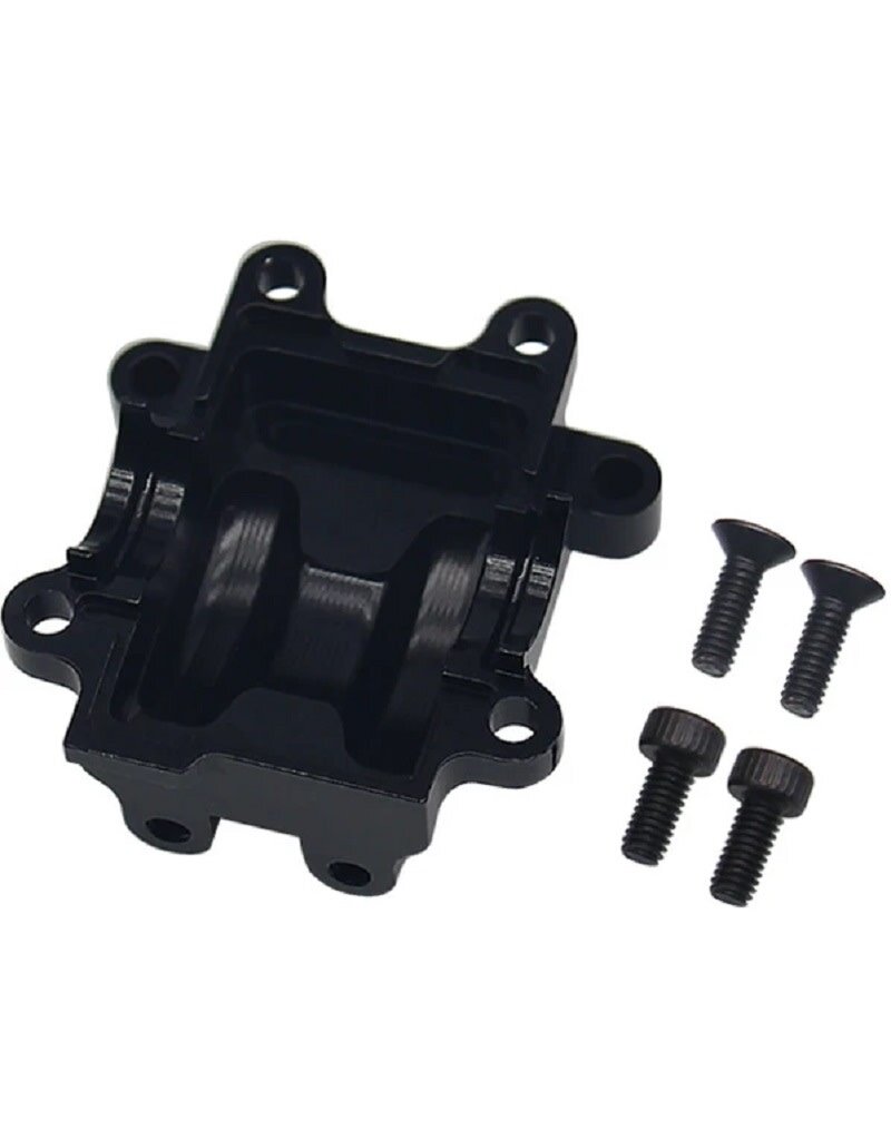 HOT RACING HRAGRM12RC01 ALUMINUM REAR DIFFERENTIAL GEAR COVER FOR ARRMA GROM