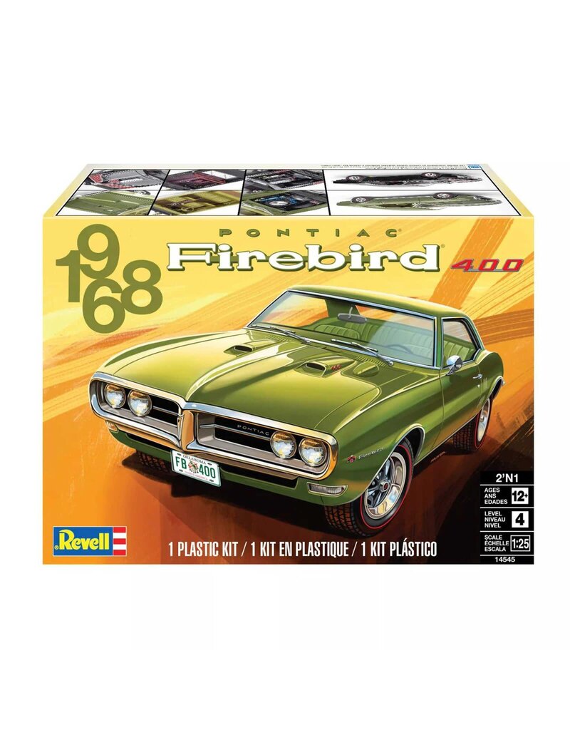 REVELL RMX14545 1/25 1968 FIREBIRD 2 IN 1 PLASTIC MODEL KIT