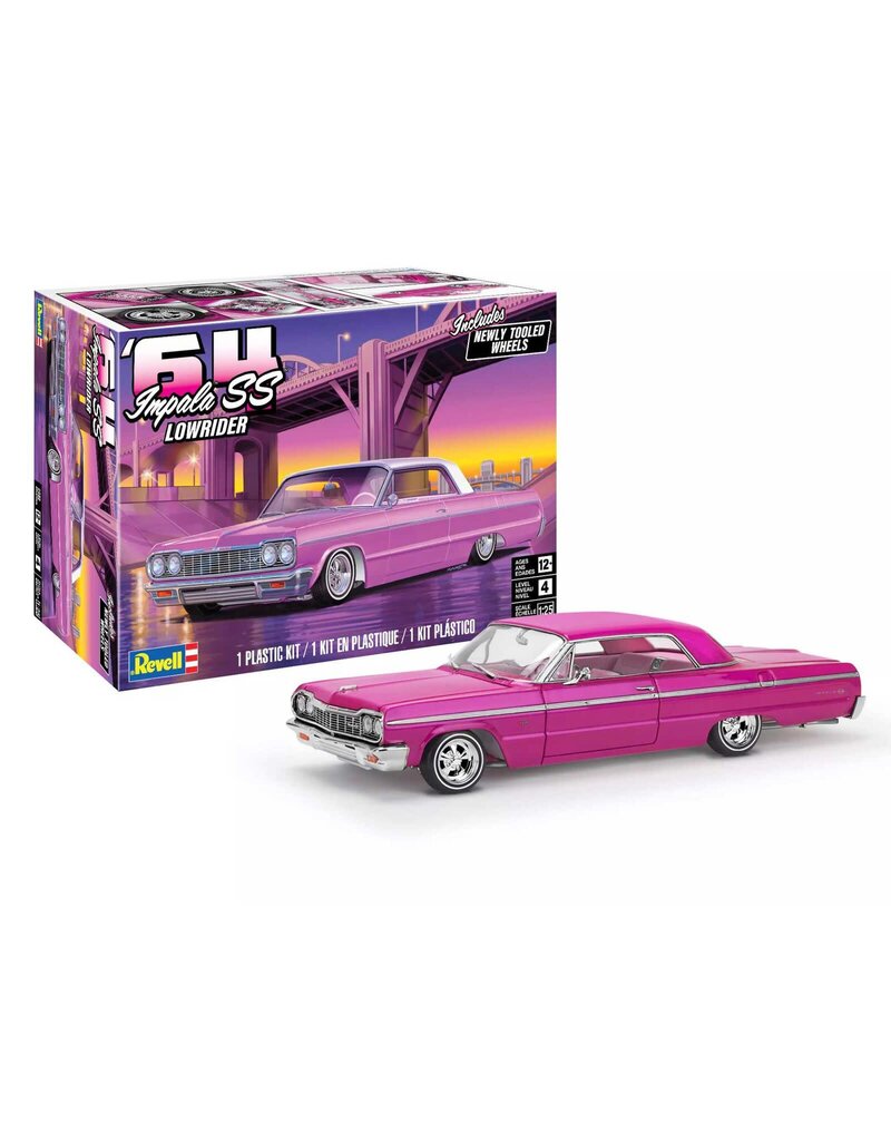 REVELL RMX14557 1/25 1964 CHEVY IMPALA SS LOWRIDER PLASTIC MODEL KIT