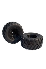 IMEX IMX19565 WHEELS-COMPLETE-BLACK 1 PAIR