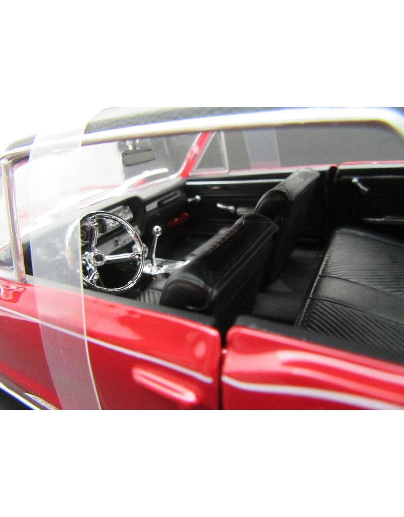 MAISTO MAISTO 31885 S.E. 1/18 SCALE DIECAST 1965 PONTIAC GTO: RED