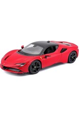 MAISTO MAISTO 31472 S.E. 1/18 SCALE DIECAST FERRARI SF90 STRADALE: RED