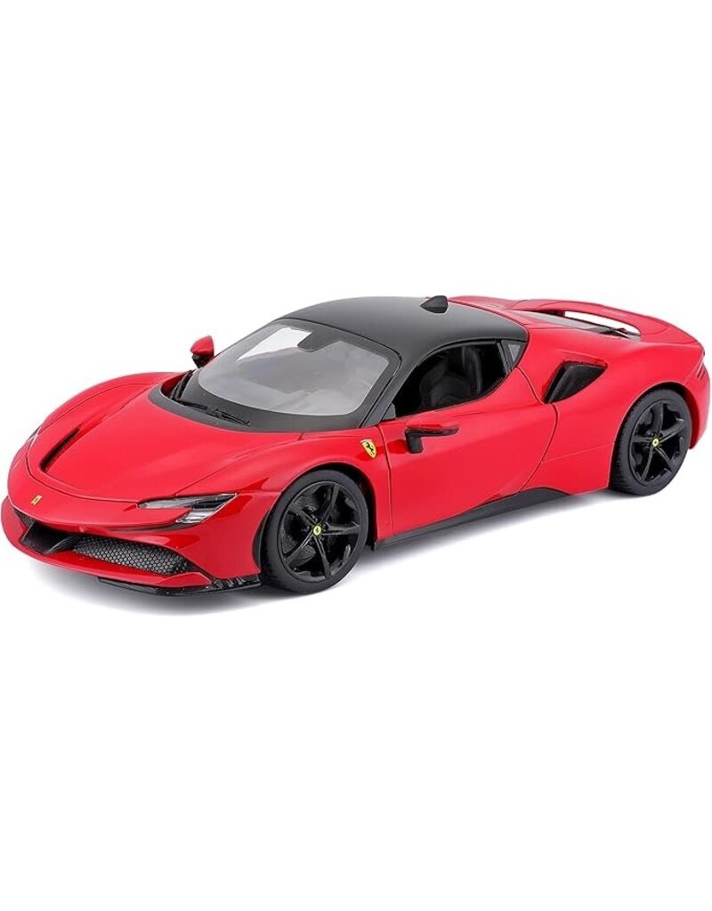 MAISTO MAISTO 31472 S.E. 1/18 SCALE DIECAST FERRARI SF90 STRADALE: RED