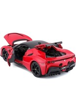 MAISTO MAISTO 31472 S.E. 1/18 SCALE DIECAST FERRARI SF90 STRADALE: RED