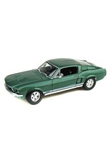 MAISTO MAISTO 31166 S.E. 1/18 SCALE DIECAST 1967 FORD MUSTANG GTA FASTBACK: GREEN