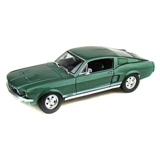 MAISTO 31166 S.E. 1/18 SCALE DIECAST 1967 FORD MUSTANG GTA FASTBACK: GREEN