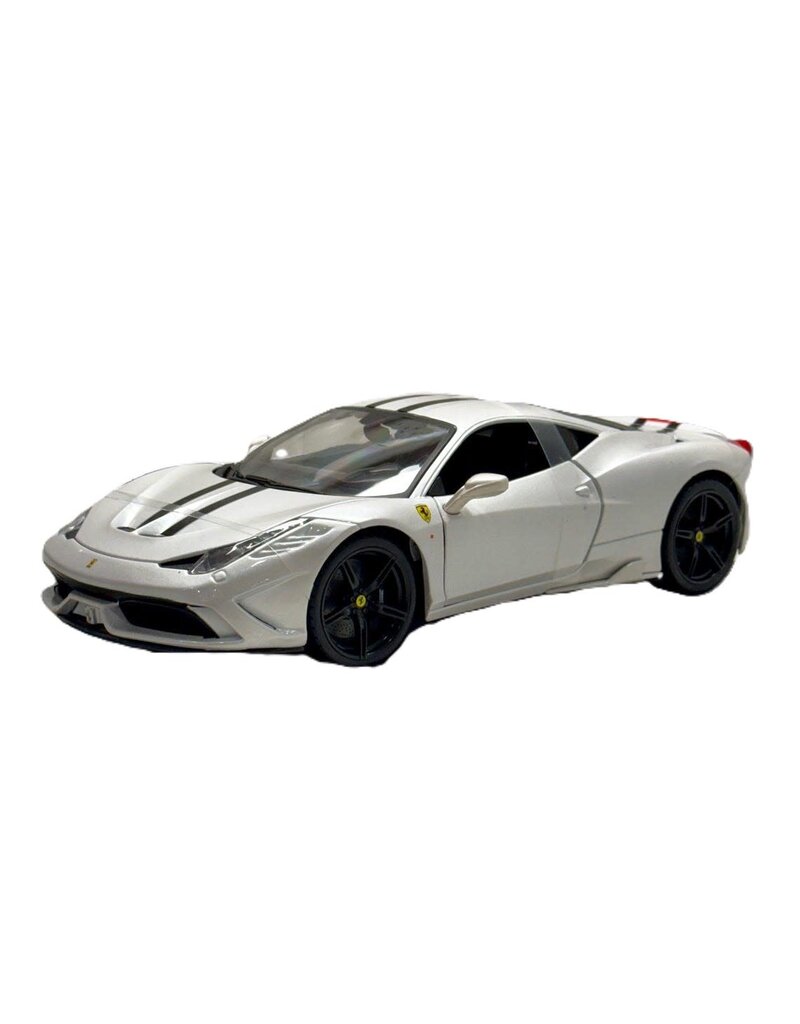 MAISTO MAISTO 31706 S.E. 1/18 SCALE DIECAST FERRARI 458 SPECIALE: WHITE