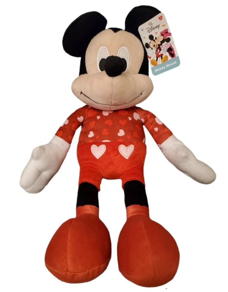 JUST PLAY DISNEY 34275/34658 MICKEY MOUSE LOVE VALENTINE'S DAY PLUSH 19''