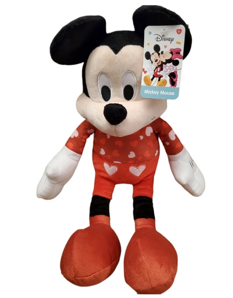 JUST PLAY DISNEY 34275/34658 MICKEY MOUSE LOVE VALENTINE'S DAY PLUSH 19''