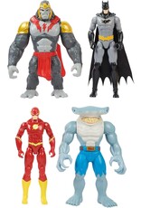 SPIN MASTER SPN6064823/20138198 DC BATMAN & THE FLASH VS GORILLA GRODD & KING SHARK EXCLUSIVE ACTION FIGURE 4-PACK