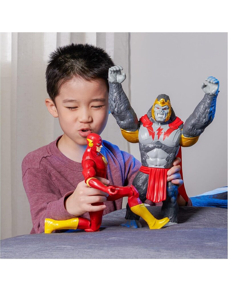 SPIN MASTER SPN6064823/20138198 DC BATMAN & THE FLASH VS GORILLA GRODD & KING SHARK EXCLUSIVE ACTION FIGURE 4-PACK