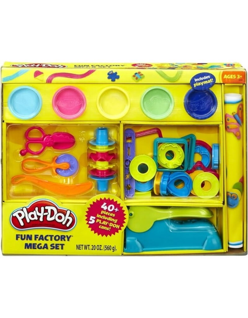 PLAY-DOH HAS PLAY-DOH FUN FACTORY MEGA SET